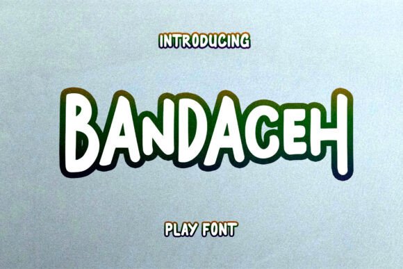 Bandaceh: A Display Font for Modern Editorial Design