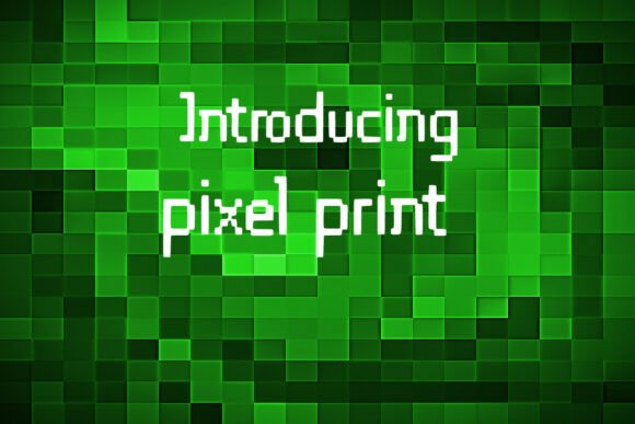 Bring Your Creations to Life with Pixel Print Font