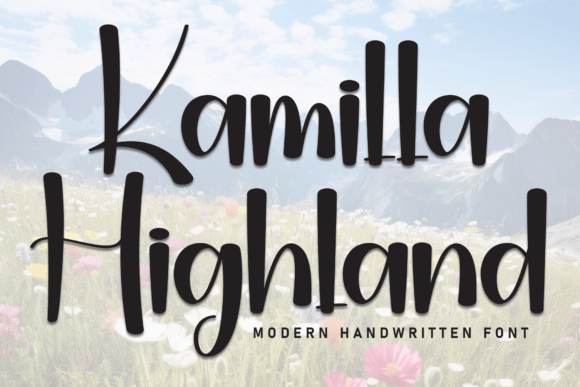 Charming Kamilla Highland: A Font for Makers and Creators