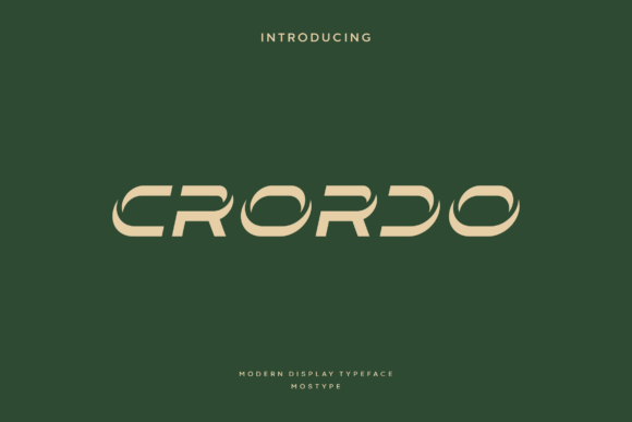 Crordo: A Modern Sans Serif Typeface for Bold Web Design