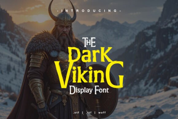 Dark Viking: A Bold and Rugged Display Font for Branding