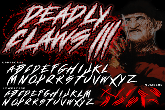 Deadly Claws: A Bold and Unique Display Typeface