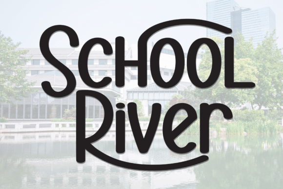 Discover School River: A Charming Handwritten Display Font