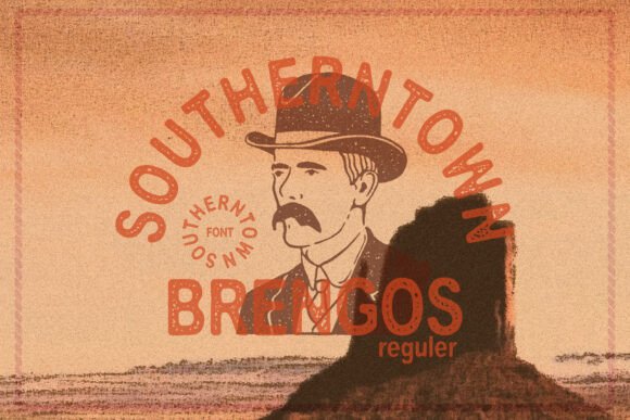 Discover Southerntown Brengos: A Vintage Font for Modern Web Design