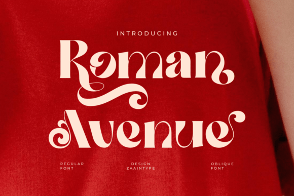 Elegant Roman Avenue Font for Modern Web Design