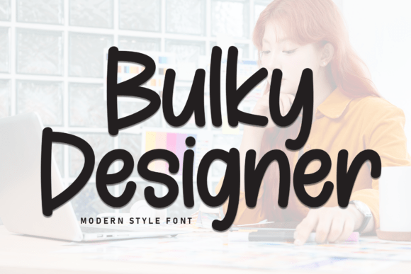 Enhance Your Web Design with Bulky Designer Font