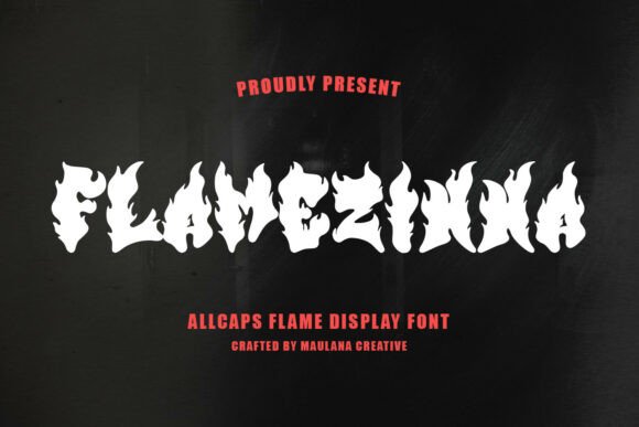 Flamezinna: Ignite Your Brand with a Bold Display Font