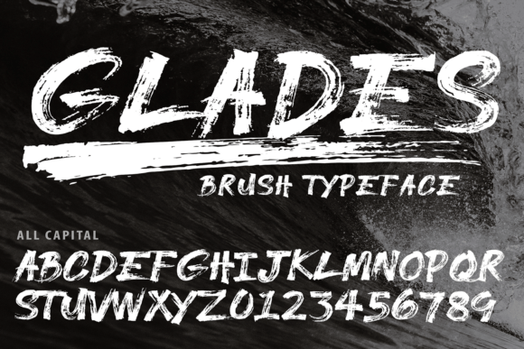 Glades: A Bold Brush Typeface for Editorial Impact