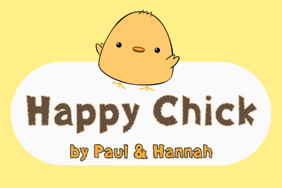Happy Chick: A Charming Display Font for Editorial Design