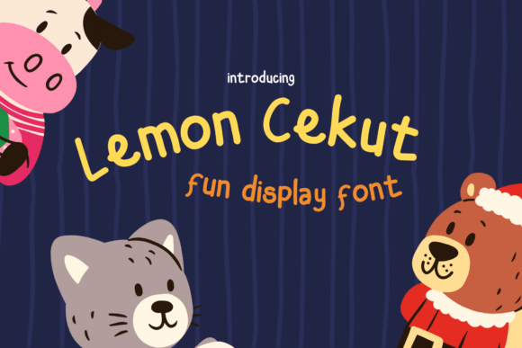 Lemon Cekut: A Fresh and Playful Display Font
