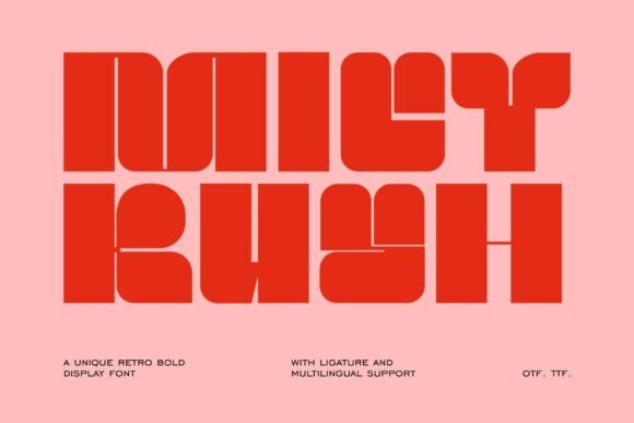 Maximize Impact with Mict Rush: A Bold Display Font