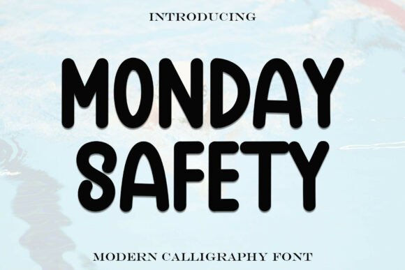 Monday Safety: A Friendly and Clear Display Font