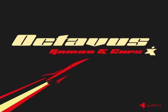 Octavus: A Bold and Dynamic Font for Creative Branding