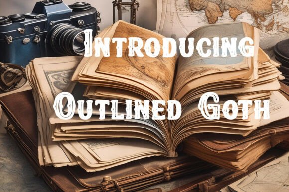 Outlined Goth: A Versatile Display Font for Modern Branding