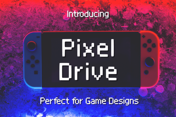 Pixel Drive: A Retro Font for Modern Branding