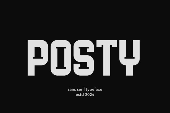 Posty: The Perfect Display Font for Bold Branding