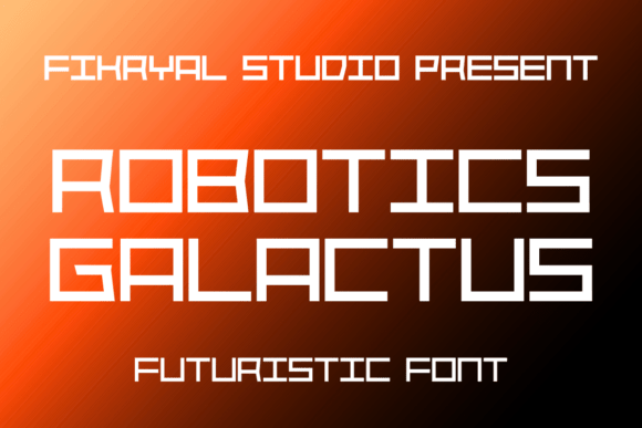 Robotics Galactus: A Bold Font for Futuristic Web Design