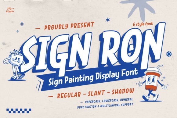 Sign Ron: A Versatile Display Font for Bold Web Design