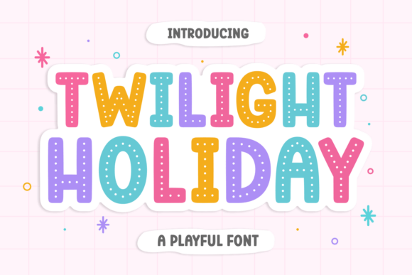 Twilight Holiday: A Playful Typeface for Engaging Campaigns