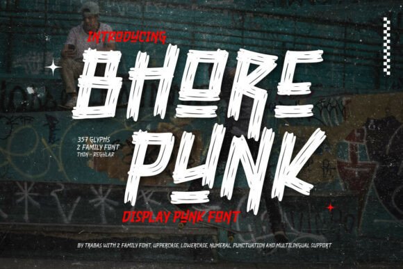 Unleashing Creativity with Bhore Punk Display Font